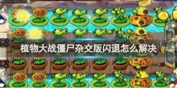 植物大战僵尸杂交版闪退怎么解决 植物大战僵尸杂交版闪退解决方法